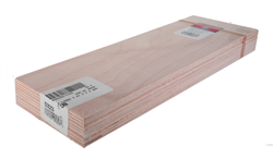 Midwest 5323 Craft Plywood Sheet 3/8" Thick Pkg 3 4 x 12"