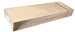 Midwest 5324 Craft Plywood Sheet 3/8" Thick Pkg 3 6 x 12"