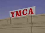 Micro Structures 2071 Animated Neon Sign YMCA Large Horizontal