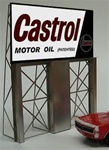 Micro Structures 4381 Animated Neon Billboard HO/O Castrol Motor Oil