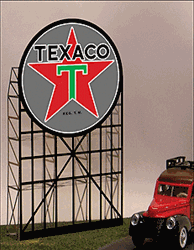 Micro Structures 5181 Texaco Animated Neon Billboard
