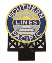Micro Structures 7072 Southern Pacific Animated Neon Billboard