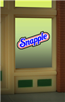 Micro Structures 8905 Snapple Flashing Neon Window Sign Light Works USA For HO/O
