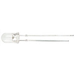 Miniatronics 12-500-02 Standard Light Emiting Diodes (LEDs) 5mm Diameter White Pkg(2)
