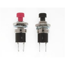 Miniatronics 33-025-02 Switches Push-Button SPST Momentary Normally Open 1/4" Pkg(2)