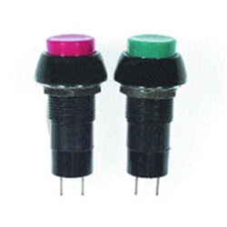 Miniatronics 33-100-04 Switches Push Button SPST Momentary Normally Open 1/2"