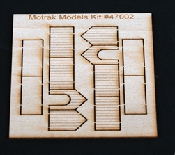 Motrak 47002 O Doghouse 2-Pack Laser-Cut Wood Kit 509-47002