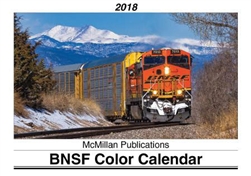 McMillan BNSF18 2018 Calendar Burlington Northern & Sanfa Fe