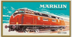 Marklin 15966 Marklin V200 Diesel Locomotive Paint-by-Numbers Set