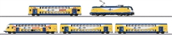 Marklin 26611 HO Bi-Level Commuter Train-Only 3-Rail w/Sound & Digital Metronom 146.2 Electric 3 Cars & Cab