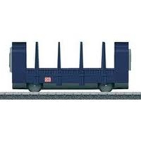 Marklin 44104 HO Stake Flatcar for #441-29210 3-Rail My World Blue Gray