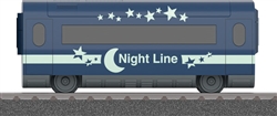 Marklin 44115 HO ICE Sleeper My World German Federal Railroad Era VI; blue white; Night Line