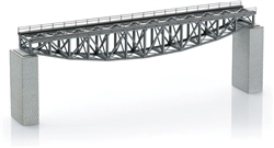 Marklin 89758 Z Fish Belly Steel Bridge w/ Abutments Laser-Cut Card Kit 8-5/8 x 1-1/8 x 1-1/8" 22 x 2.8 x 2.9cm 441-89758