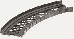Marklin 8977 Z Bridges Ramp Curved 5-3/4" Radius 45 Degree