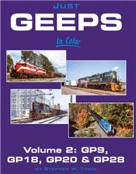 Morning Sun 1780 Just Geeps in Color Volume 2: GP9 18 20 28 Hardcover 128 Pages