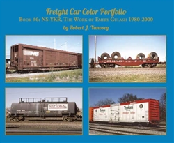 Morning Sun 6875 Freight Car Color Portfolio Book 6 NS-YKR The Work of Emery Gulash Softcover 96 Pages