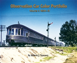 Morning Sun 7790 Observation Car Color Portfolio Volume 4: N&W-RI Softcover 96 Pages