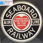 Microscale 10019 Embossed Die-Cut Metal Sign Seaboard Air Line