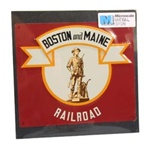 Microscale 10025 Embossed Die-Cut Metal Sign Boston & Maine