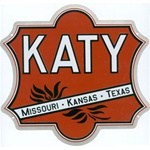 Microscale 10029 Embossed Die-Cut Metal Sign Missouri-Kansas-Texas "Katy"