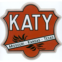 Microscale 10029 Embossed Die-Cut Metal Sign Missouri-Kansas-Texas "Katy"