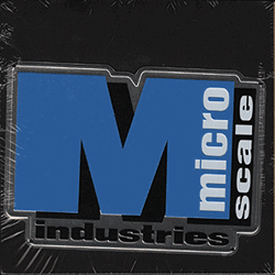 Microscale 10031 Embossed Die-Cut Metal Sign Microscale Logo