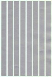 Microscale 412 Parallel Stripes Silver 1/2" Wide