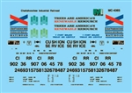 Microscale 4365 HO Chattahoochee Industrial Railroad CIRR Mini-Cal 50' Boxcars 1977+