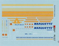 Microscale 601317 N GATX Rail Loco/Marquette