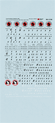 Microscale 601336 N Great Northern Gray Scheme ACF Centerflow 4650 5250 & Cyl Magor 4750 & PS 4740 Covered Hoppers