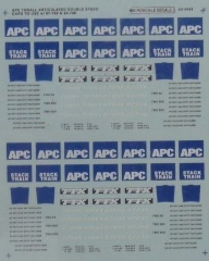 Microscale 604095 N Railroad Decal Set APC Thrall Double Stack 1986+