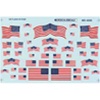 Microscale 604202 N American Flags 50 Stars 1960+