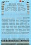 Microscale 871271 HO Southern Pacific SP Steam Locomotives Daylight Scheme