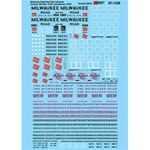 Microscale 871328 HO Milwaukee Road MILW Steel Cabooses Circa 1950-1980