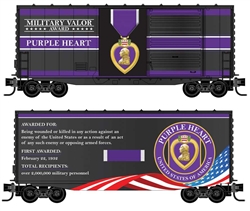 Micro-Trains 101 00 766 N Valor Award Car Purple Heart