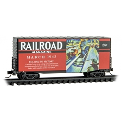 Micro-Trains 10100880 N Pullman-Standard 40' Hy-Cube Boxcar Railroad Magazine March 1943