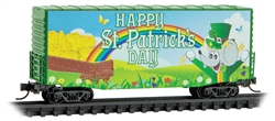 Micro-Trains 101 00 895 N Modified Pullman-Standard 40' Hy-Cube Boxcar Micro-Mouse St. Patrick's Day