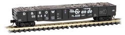 Micro Trains 105 00 311 50' Gondola w/Load Denver & Rio Grand Western 55544