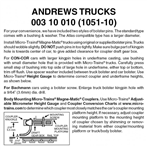 Micro Trains 003 10 010 Andrews Trucks Less Couplers (Black) 10 Pairs