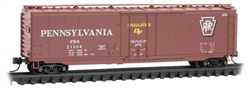 Micro-Trains 3200461 N 50' Plug-Door Boxcar Pennsylvania Railroad #21008