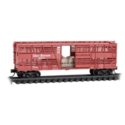 Micro-Trains 3500022 N 40' Despatch Stock Car w/Sheep Load Great Northern #55274