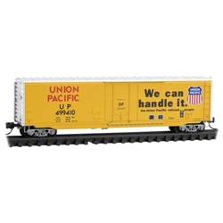 Micro Trains 038 00 570 N 50' Plug-Door Boxcar No Roofwalk Union Pacific #499410