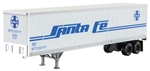 Micro-Trains 451 00 352 N 45' Van Trailer Assembled Santa Fe #257777