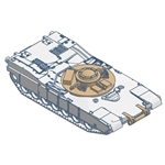 Micro-Trains 499 45 914 N M1 Abrams Tank Variation 2-Pack Kit M1 Panther Mine Clearing Vehicle