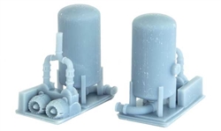 Micro-Trains 49945965 N Pressure Vessel Load 2-Pack Undecorated Resin Castings