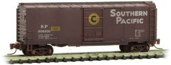 Micro Trains 500 44 990 Z 40' Standard Box Weathered Southern Pacific