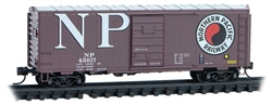 Micro-Trains 7300320 N 40' Single-Door Boxcar No Roofwalk Northern Pacific #46517