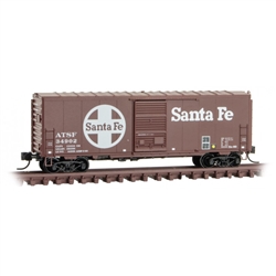 Micro Trains 073 00 560 N 40' Single-Door Boxcar No Roofwalk Santa Fe 34902