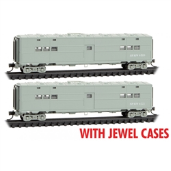 Micro Trains 983 02 229 N MOW Camp/Bunk Car Converted Troop Kitchen 2-Pack , Jewel Case Southern Pacific #4520, 4521