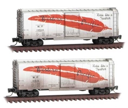 Micro Trains 983 05 284 Z 40' Single-Door Boxcar 3-Pack Jewel Cases Western Pacific #19506 19515 Weathered